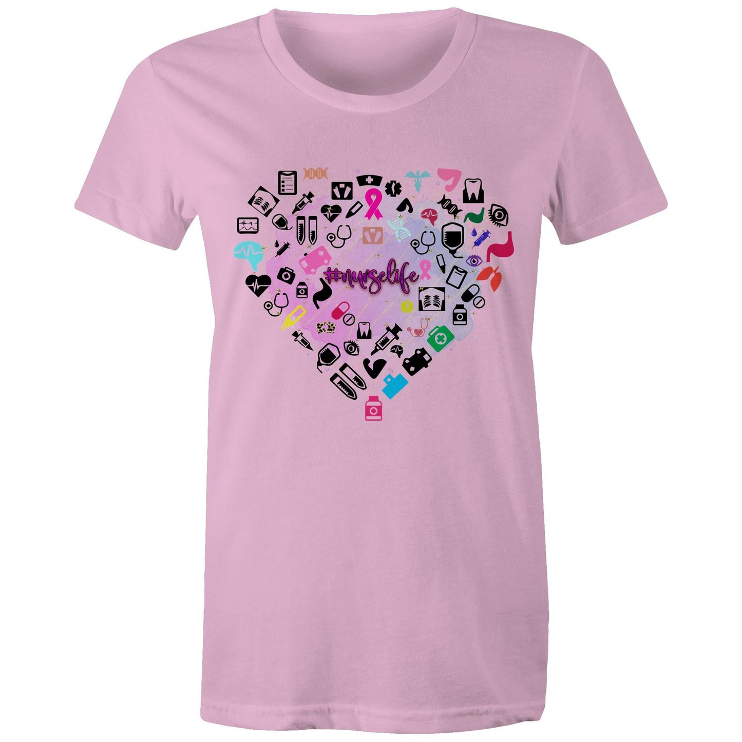 Nurse's Heart Women's Maple Tee