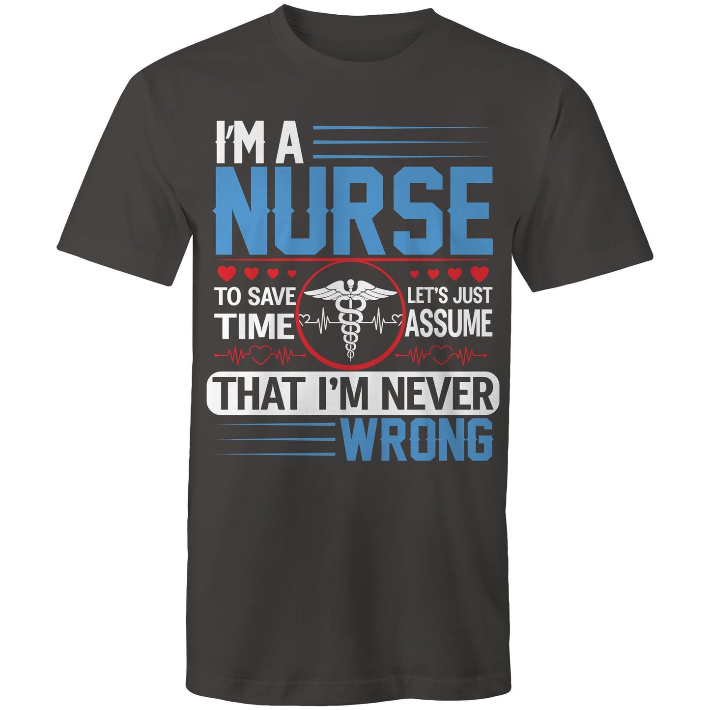 I’m Never Wrong Nurse Mens T-Shirt