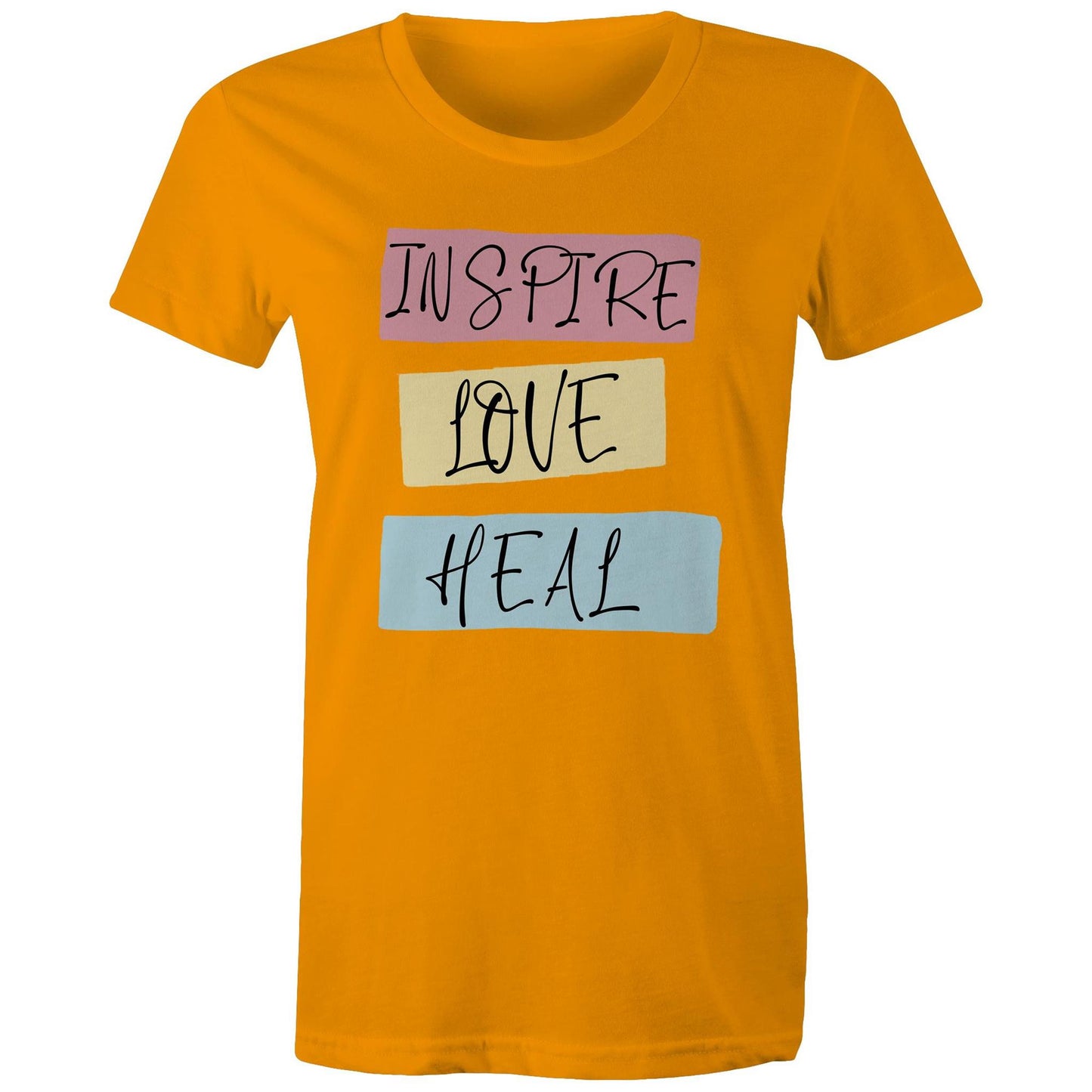 Inspire Love Heal Women's Maple Tee
