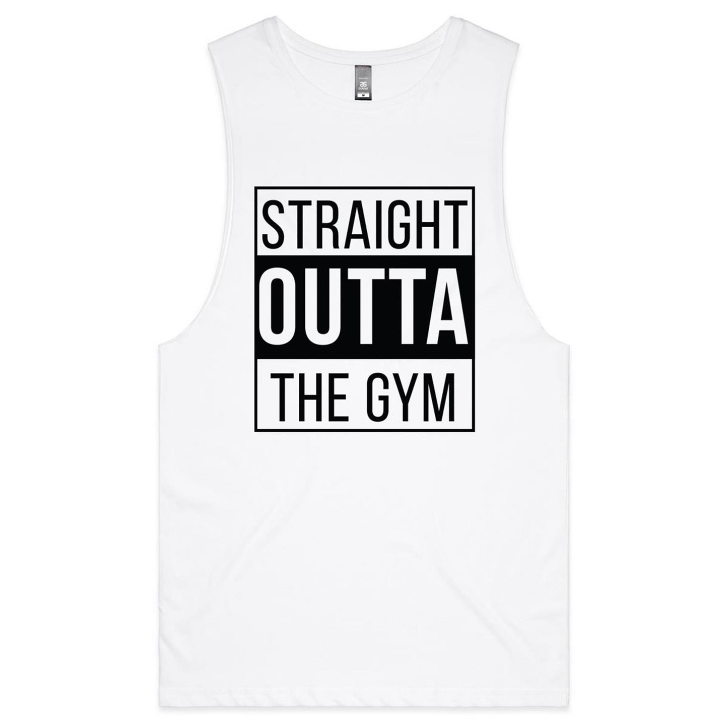 Straight Outta Gym Mens Tank Top Tee