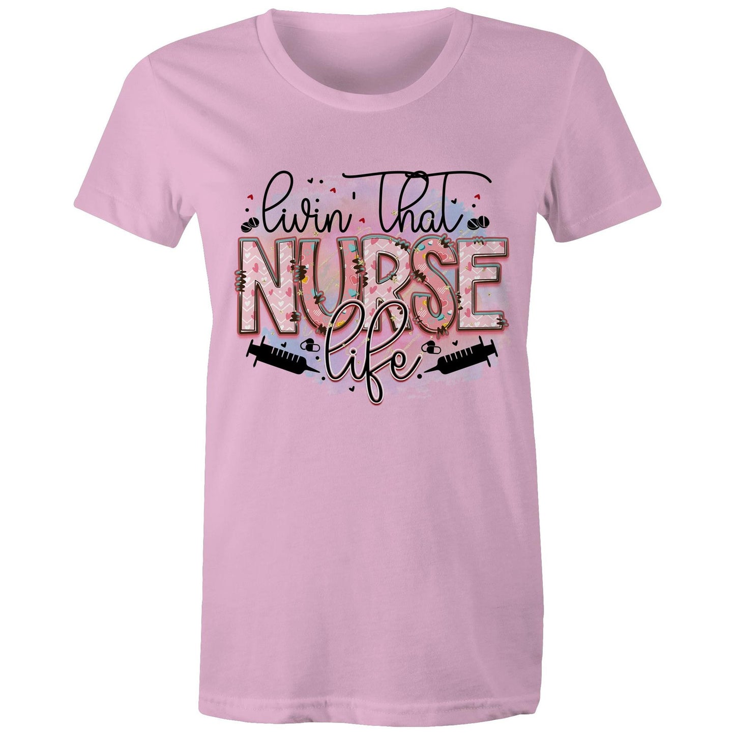 Livin that Nurse Life Women's Maple Tee