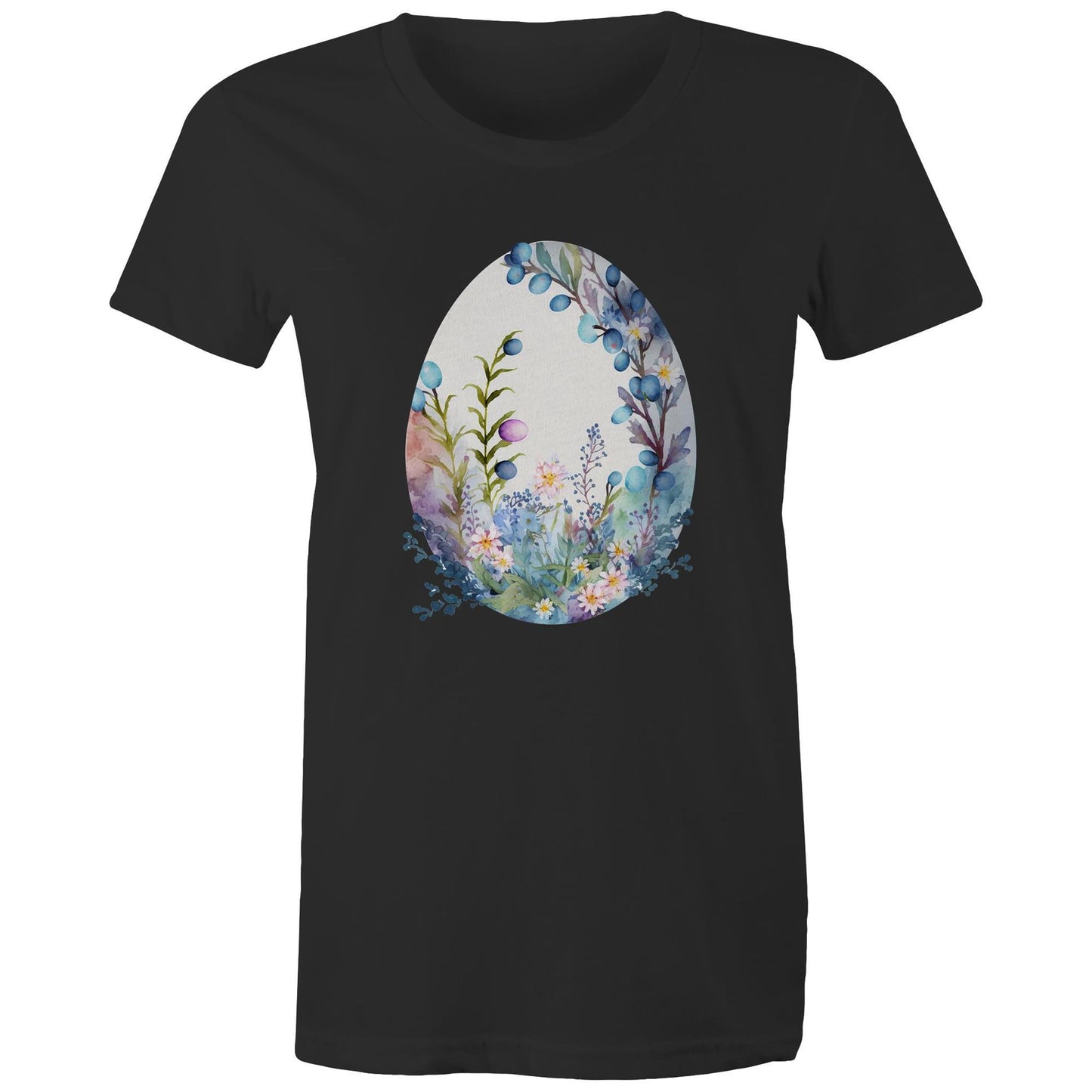 Easter Egg with florals Women's T Shirt